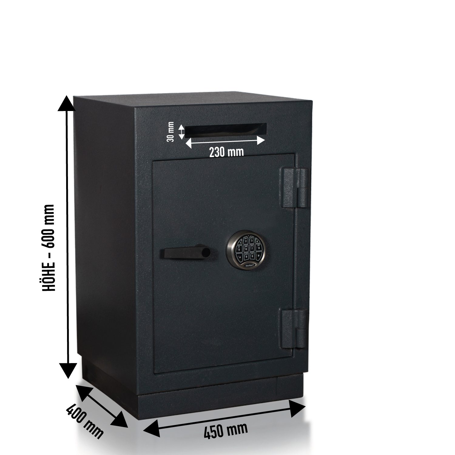 Afstortkluis | Zakelijke klanten | Afstortkluis 210 kg | Veiligheidsklasse B | Easthouse PinCode slot