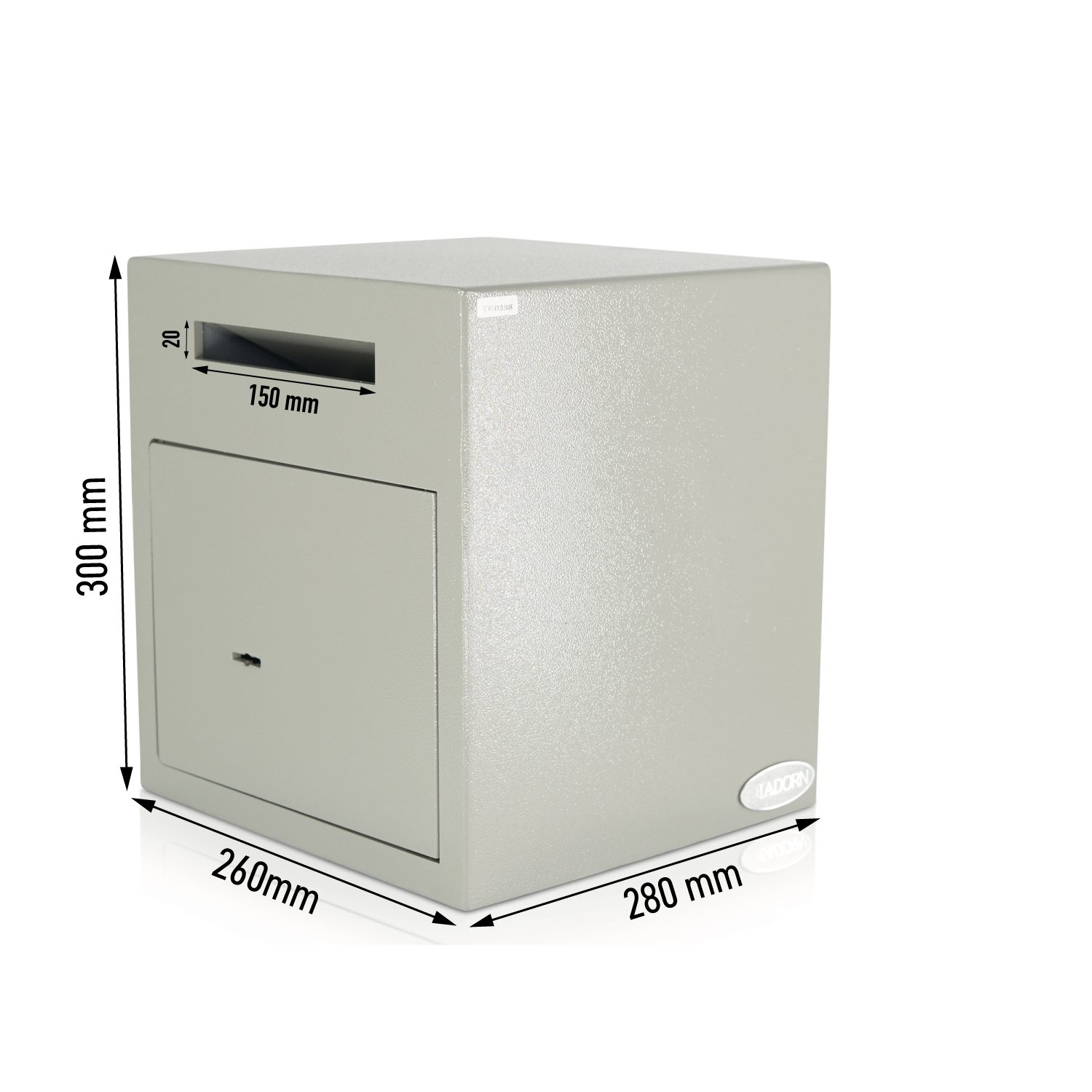 Stortkluis | Geldbom | Depositsafe | Detailhandel | Inclusief 4 sleutels